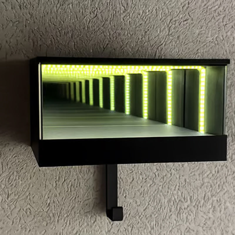 Schlüsselhalter mit Infinity-Spiegel und LED-Beleuchtung -    Zorenza