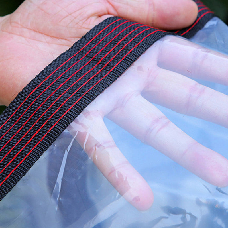 Transparente Schutzplane PE wasserdicht mit Ösen -    Zorenza