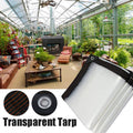 Transparente Schutzplane PE wasserdicht mit Ösen -    Zorenza