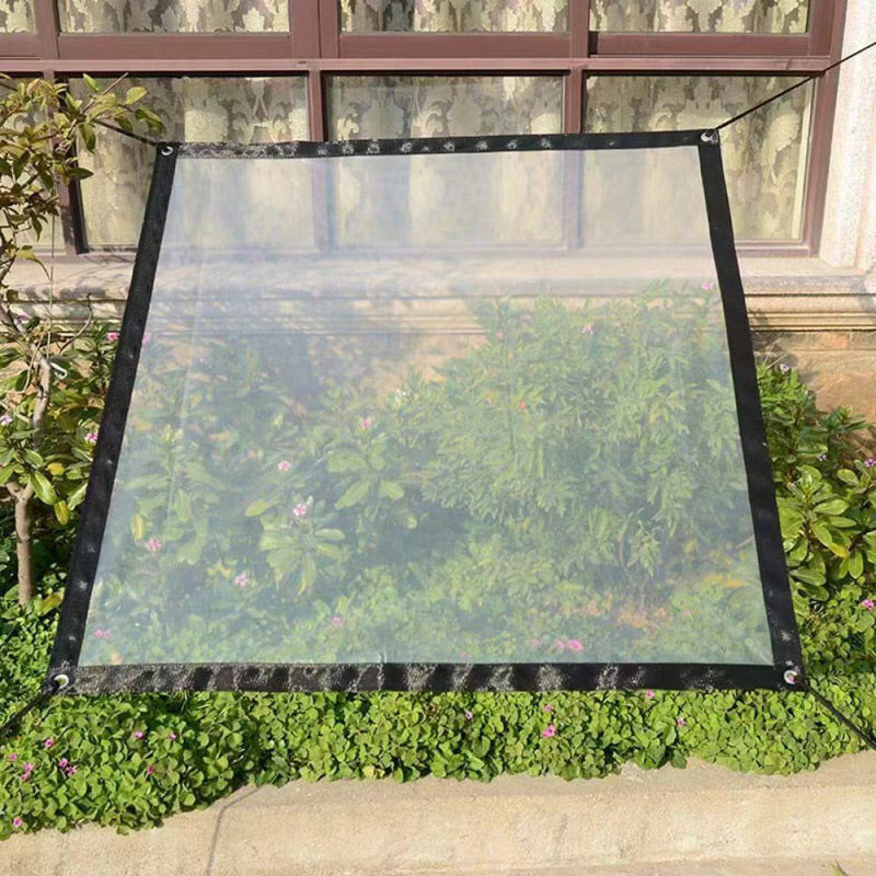 Transparente Schutzplane PE wasserdicht mit Ösen -    Zorenza
