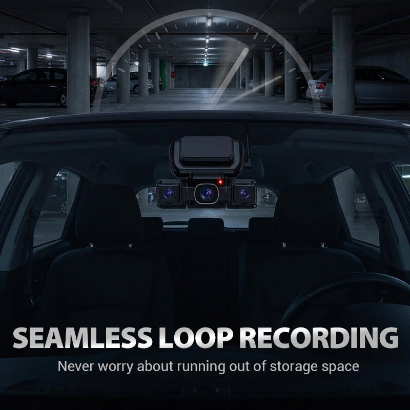 4-Kanal Dashcam mit 360° Rundumsicht und Nachtsicht -    Zorenza