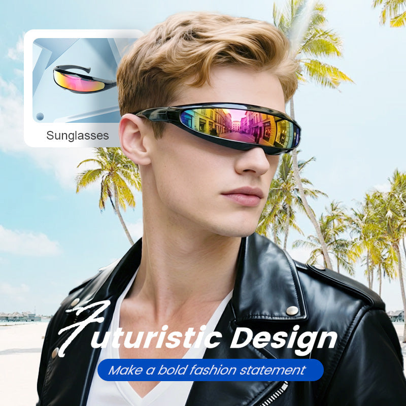 Futuristische Schutzbrille mit Panorama-Objektiv -    Zorenza