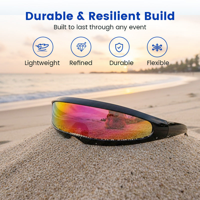 Futuristische Schutzbrille mit Panorama-Objektiv -    Zorenza