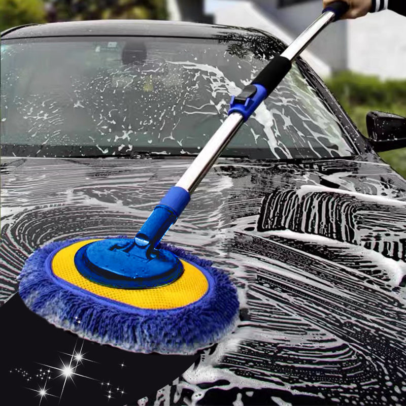 Teleskop Autowaschmop Aluminium – Mikrofaser Waschbürste -    Zorenza