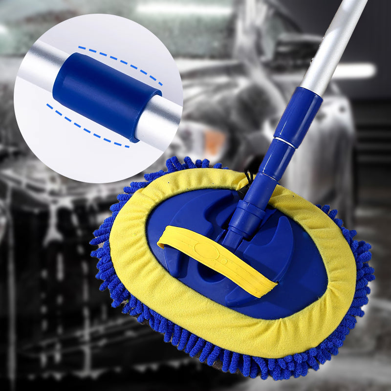 Teleskop Autowaschmop Aluminium – Mikrofaser Waschbürste -    Zorenza