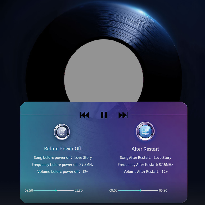 Auto FM Bluetooth-Transmitter mit 2 USB-Ladeanschlüssen -    Zorenza