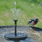 Solar-Springbrunnen mit 4 Düsen für Garten und Teich -    Zorenza