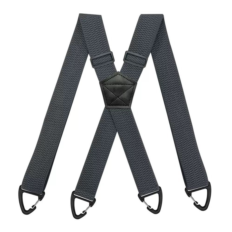Hosenträger Herren mit Hakenclips – X-Back und Y-Form verstellbar -    Zorenza