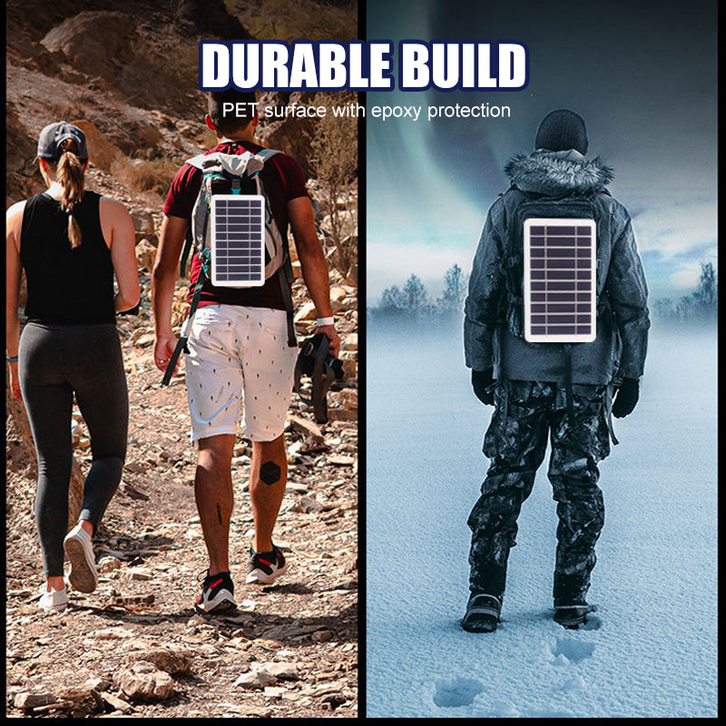 Flexibles Solarpanel 2W 5V – USB-Anschluss für mobile Geräte -    Zorenza
