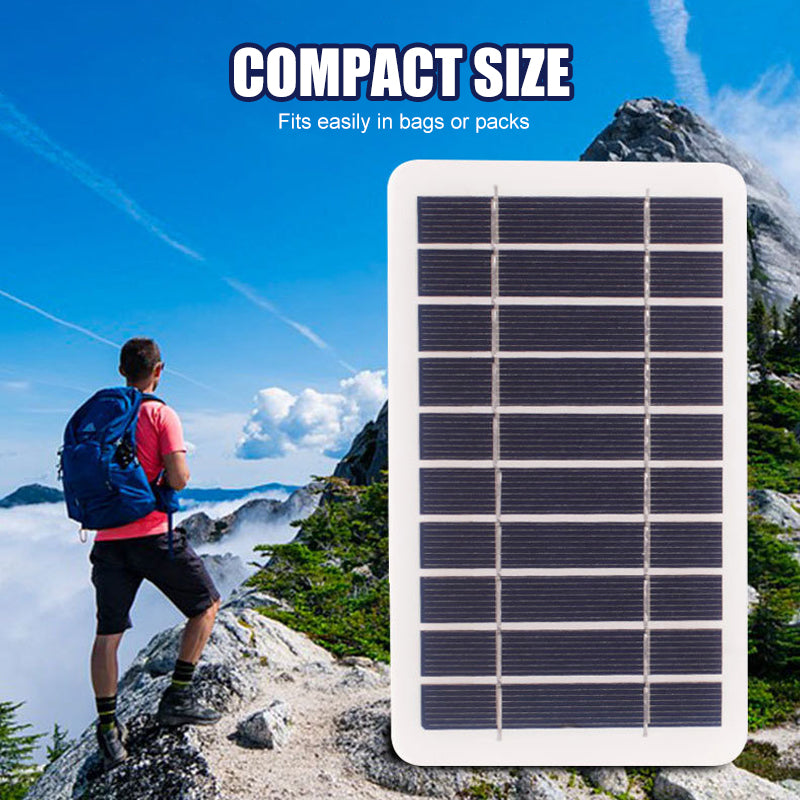Flexibles Solarpanel 2W 5V – USB-Anschluss für mobile Geräte -    Zorenza