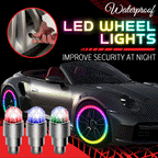 LED Ventilkappen Auto Motorrad – Wasserdicht, Automatisches Blinken -    Zorenza