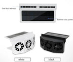 Solar-Ventilator Auto – Kühlung mit Doppelventilator und Solarenergie -    Zorenza