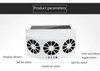 Solar-Ventilator Auto – Kühlung mit Doppelventilator und Solarenergie -    Zorenza