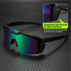 Sportbrille UV400-Schutz – Unisex für Radfahren und Laufen -    Zorenza