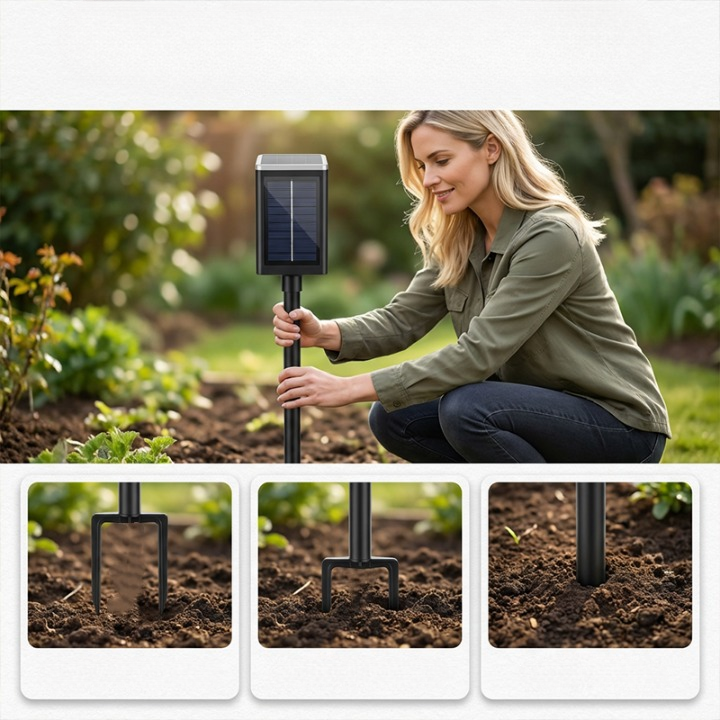 Insektenvernichter Solar UV-Licht Outdoor mit Erdspieß -    Zorenza
