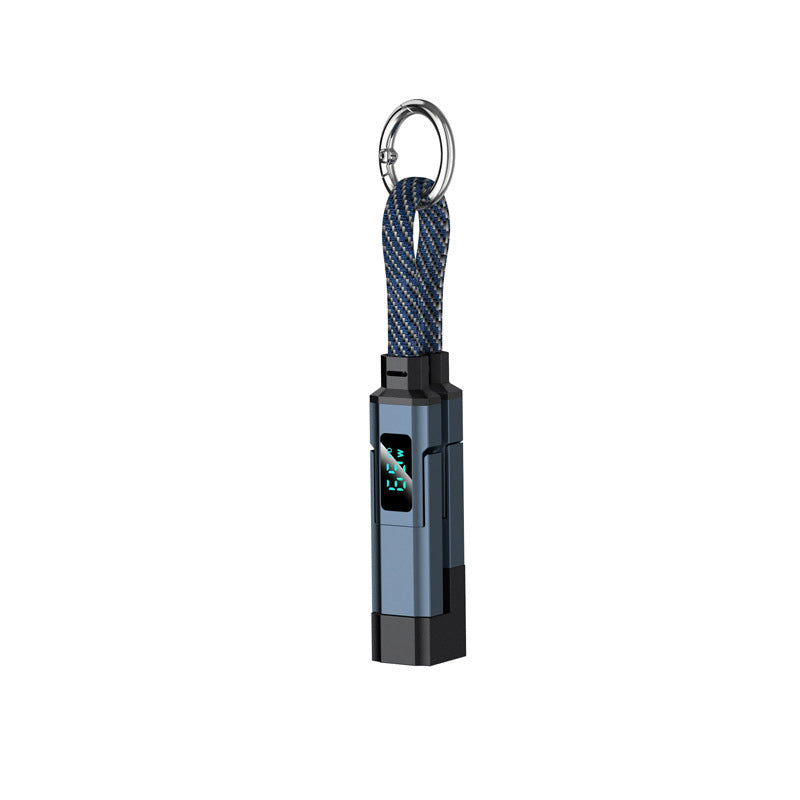 Ladekabel 4-in-1 mit Digital-Display und Schlüsselanhänger -    Zorenza