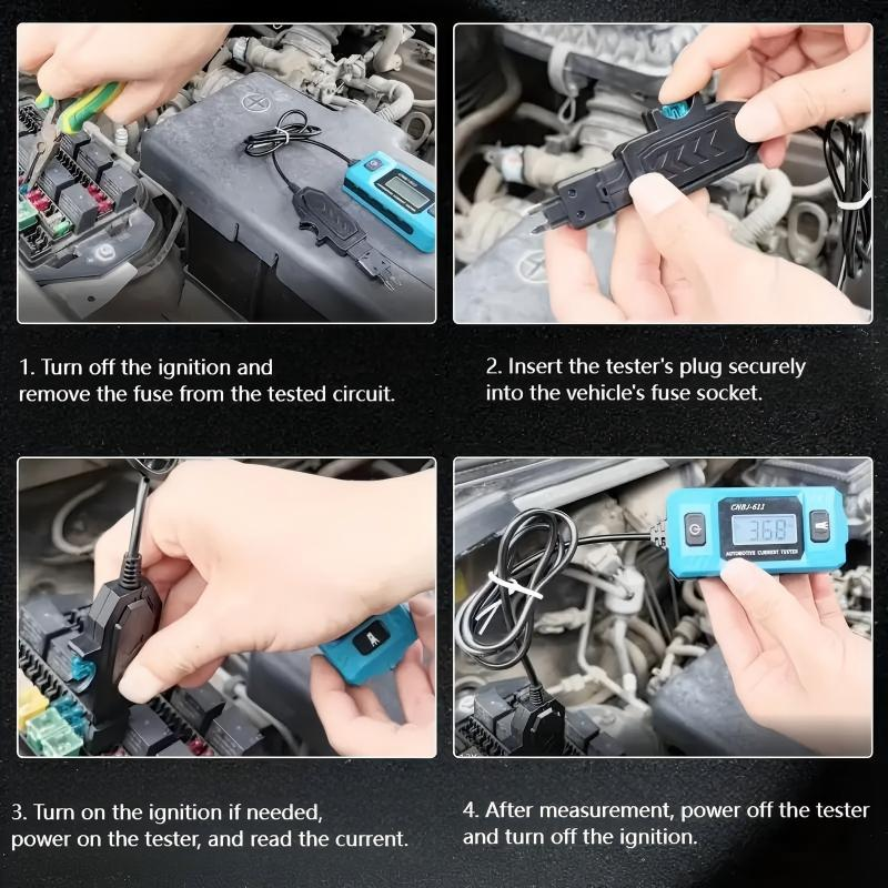 Stromtester Auto – Präzise Leckstrom-Diagnose für Sicherungskästen -    Zorenza