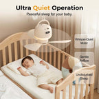 Tragbarer Deckenventilator mit LED – Aufladbar und Ultra-Leise -    Zorenza