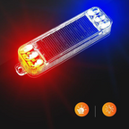 Solar Warnleuchte mit LED – Automatisch bei Dämmerung -    Zorenza