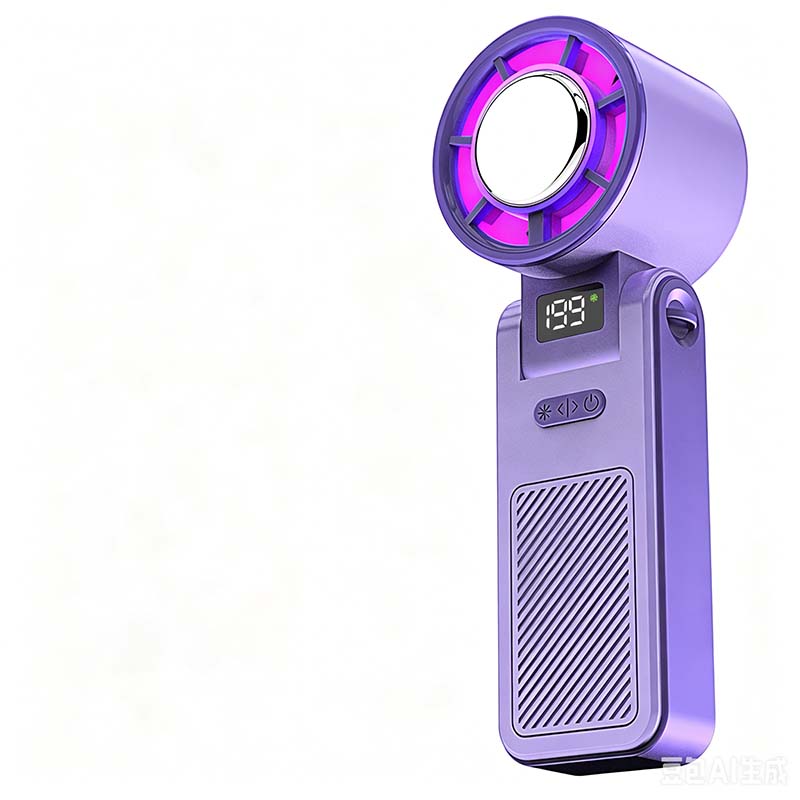 Handventilator klappbar mit LED-Display -    Zorenza