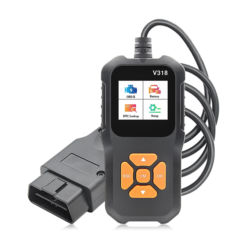 OBD2-Diagnosegerät V520 mit Farbdisplay – OBDII, EOBD, CAN -    Zorenza