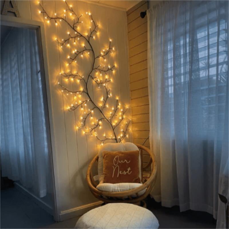 LED-Rankenlichterkette mit 144 Lichtern, 2,3 m, dimmbar -    Zorenza