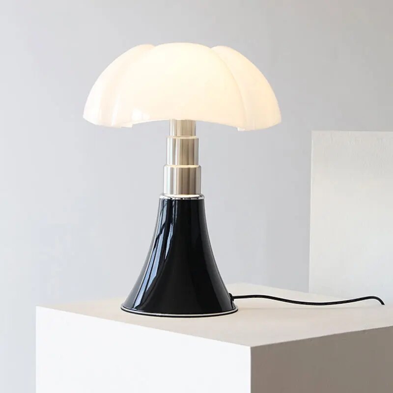 Pilz-Tischlampe mit Touch-Dimmer und höhenverstellbarem Schaft -    Zorenza