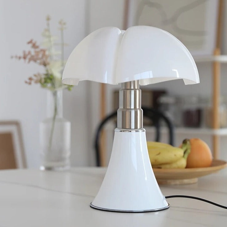 Pilz-Tischlampe mit Touch-Dimmer und höhenverstellbarem Schaft -    Zorenza