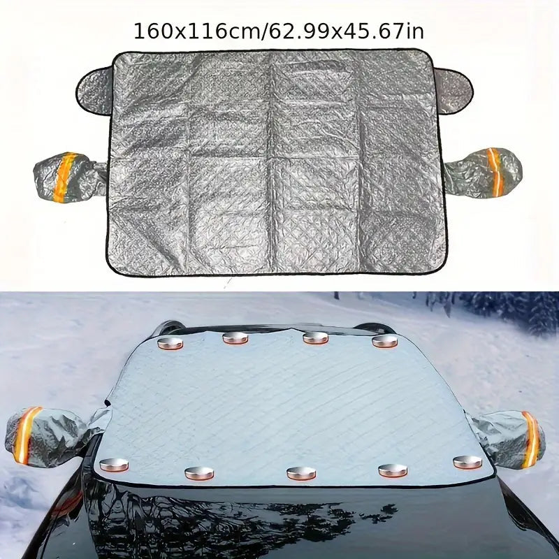 Windschutzscheiben-Abdeckung mit Magnetbefestigung -    Zorenza