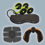Bauchtrainer mit Rollen und Widerstandsband -    Zorenza