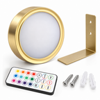 LED Bilderleuchte kabellos & magnetisch, 13 Farben RGB mit Fernbedienung, dimmbar, Timer, batteriebetrieben -    Zorenza