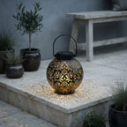 Solar-Gartenlampe mit Ornament-Design – Warmweißes LED-Licht -    Zorenza