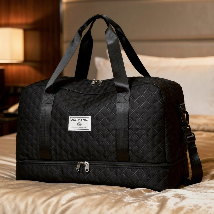 Gesteppte Reisetasche mit Schuhfach Zorenza