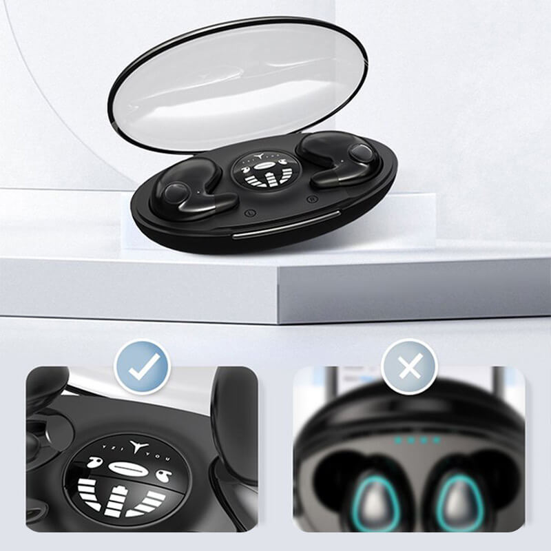 Bluetooth Kopfhörer In-Ear – Ultra-flach für Seitenschläfer -    Zorenza
