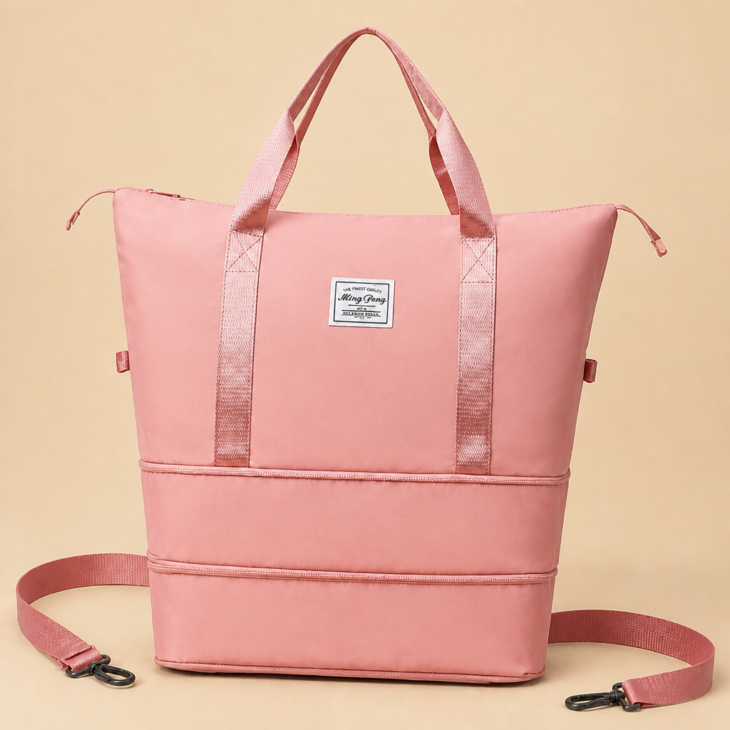 Reisetasche mit Nass-/Trockenbereich und Rollen -    Zorenza